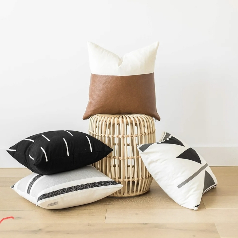 Woven Nook Set of Pillow Covers NEW